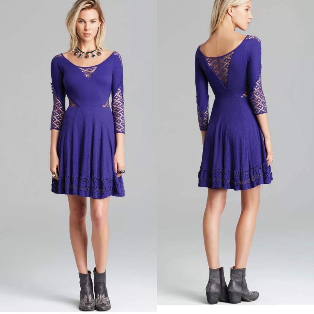 Free People Sz Xs To The Point Dress